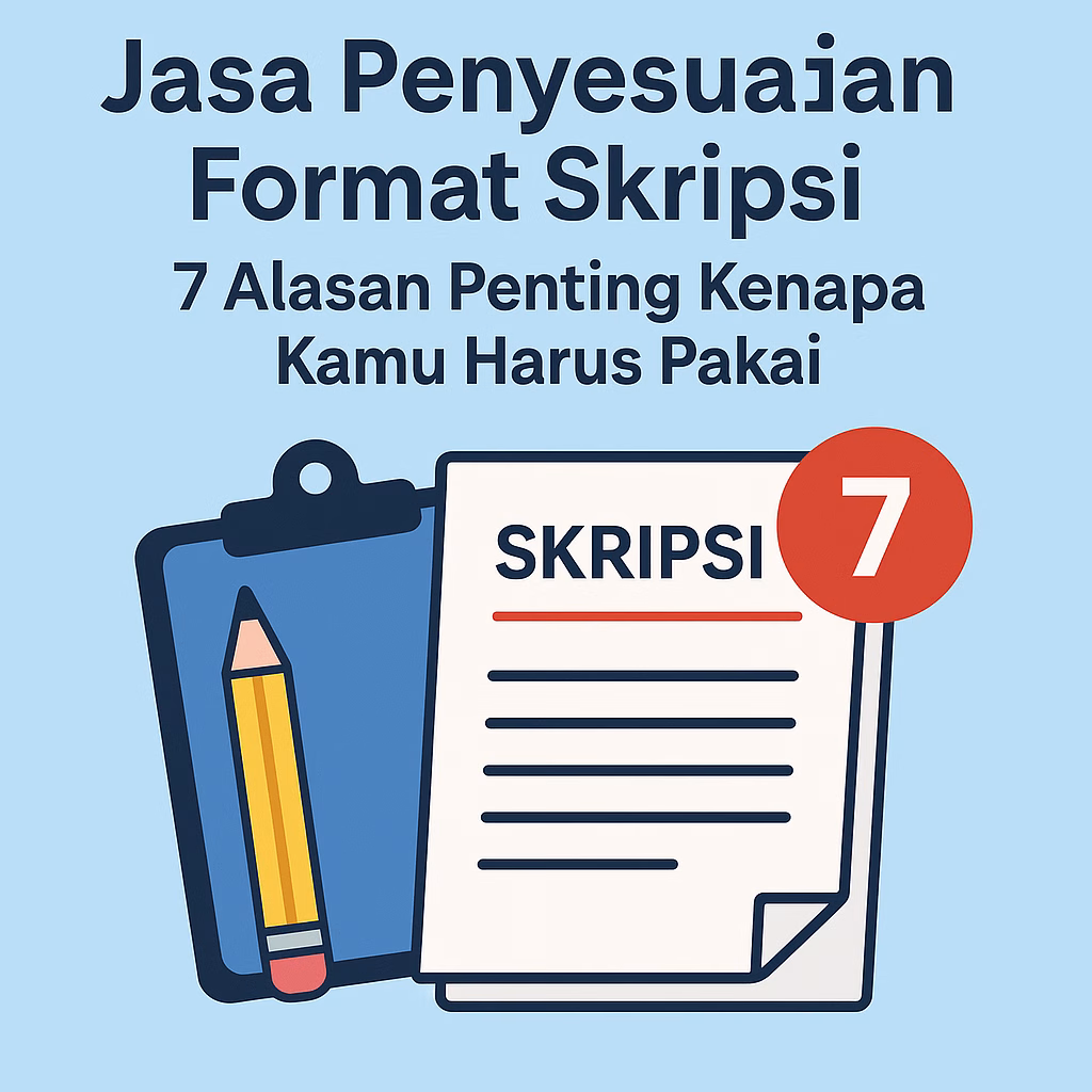 Jasa penyesuaian format skripsi