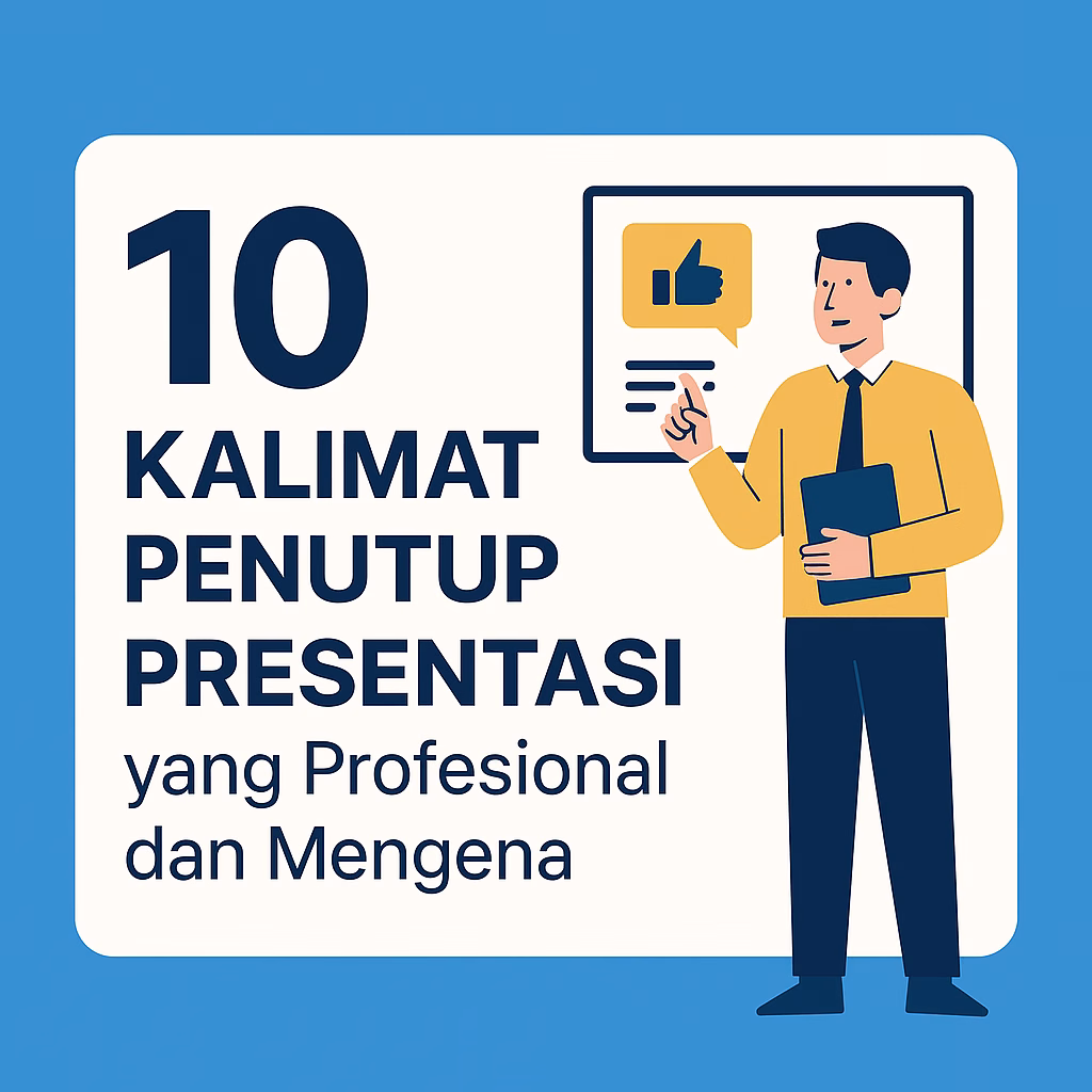 kalimat penutup presentasi
